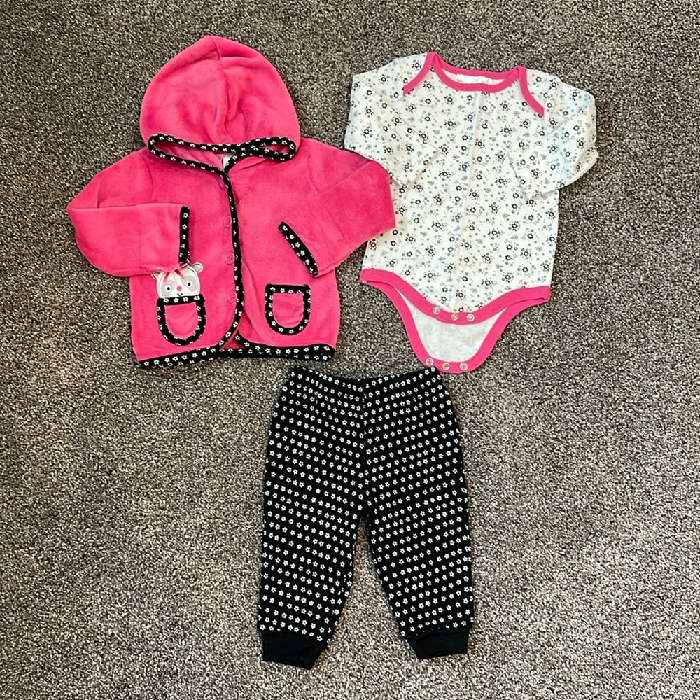 Baby Girl 3 Piece Outfit